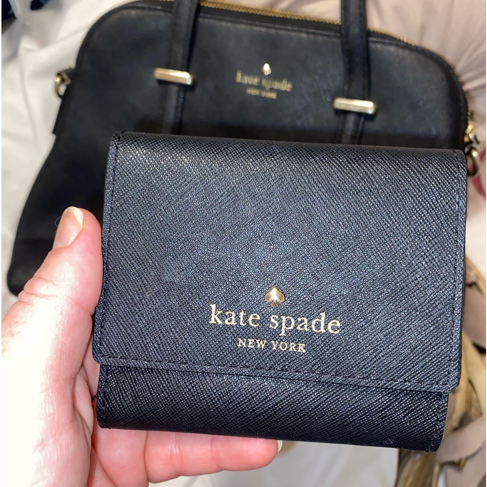 SET: Kate Spade Cedar Street Maise saffiano leather purse and wallet - Picture 10 of 15